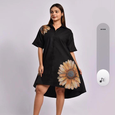 Black Sunflower Dress