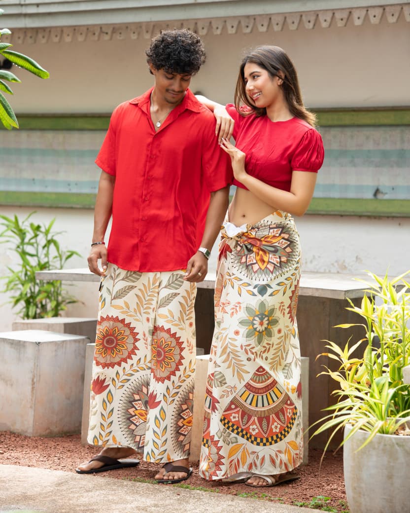 Festival Floral Sarong - Image 2