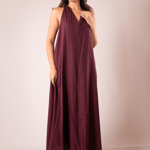 Noir Wine Dress