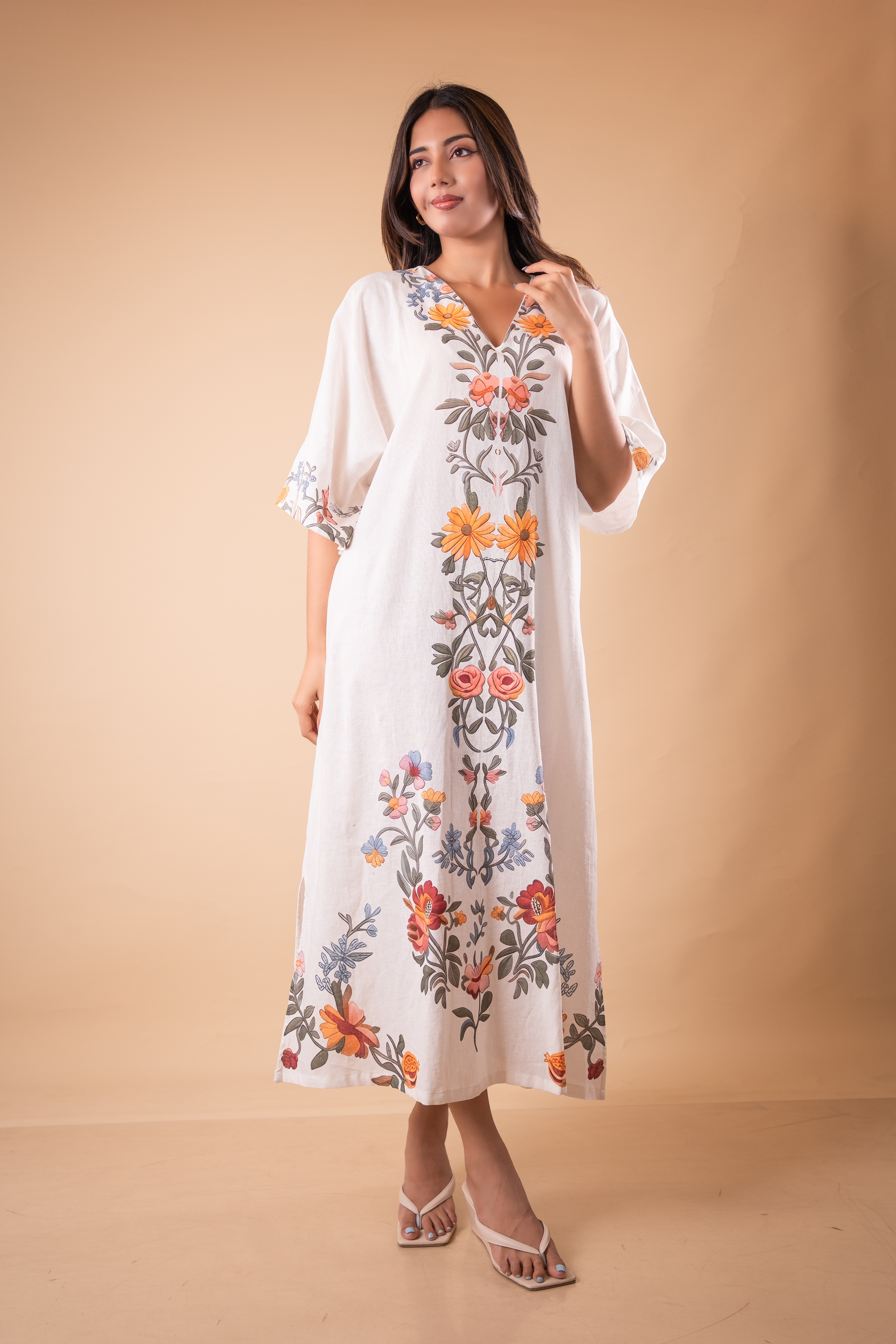 Bloom kaftan Dress